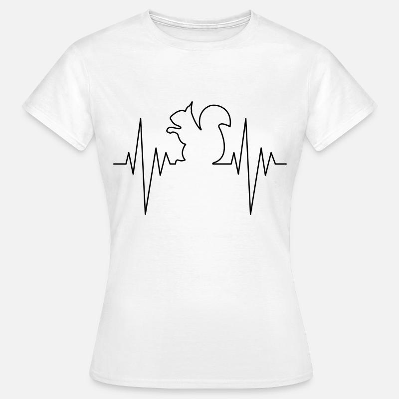 Écureuil Pulse - T-shirt Femme - blanc