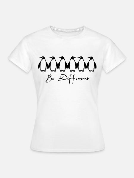 Be Different - Frauen T-Shirt - Weiß
