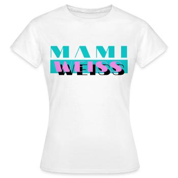 MAMI BLANC - T-shirt Femme - blanc - Devant - AI Model Female 172 dark (172cm)