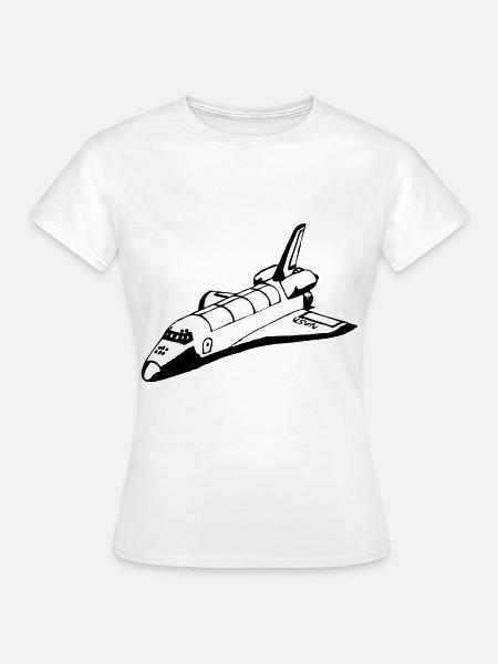 Space Shuttle - Frauen T-Shirt - Weiß
