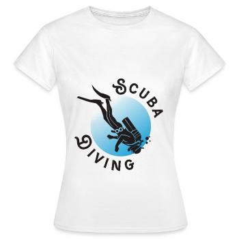 Scuba Diving - Frauen T-Shirt - Weiß - Vorne - AI Model Female 172 dark (172cm)