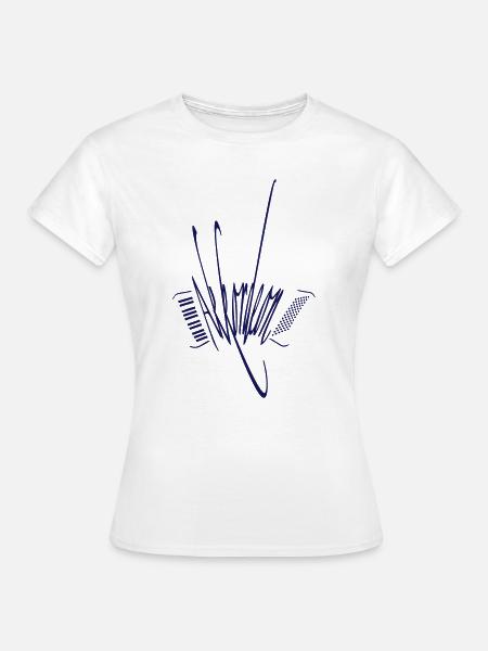 Akkordeon II - Frauen T-Shirt - Weiß