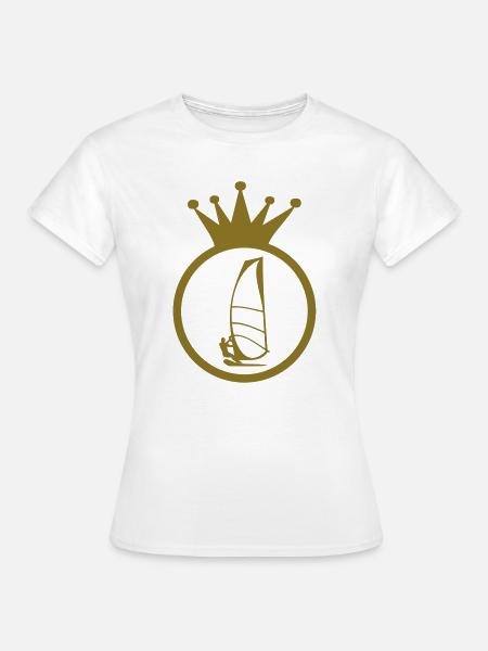 Windsurfen / Windsurfer / Windsurf / Windsurfing - Frauen T-Shirt - Weiß