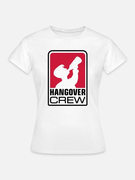 hangover crew logo - Frauen T-Shirt - Weiß