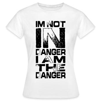 Minimalistischer Horizont - Frauen T-Shirt - Weiß - Vorne - AI Model Female 172 dark (172cm)