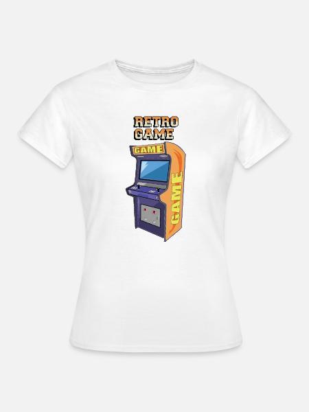Retro-Spiel - Frauen T-Shirt - Weiß