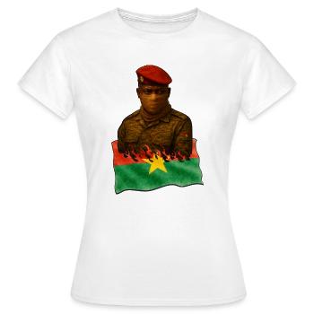 Burkina Faso Echos | 2025 Kunstwerke - Frauen T-Shirt - Weiß - Vorne - AI Model Female 172 dark (172cm)