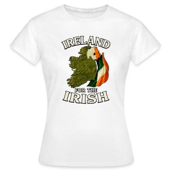 Ireland for the Irish - Women's T-Shirt - white - Front - AI Model Female 172 dark (172cm)