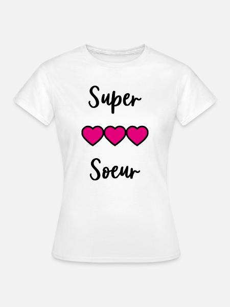 SCHWESTER. BESTE GROSSE SCHWESTER. SCHWESTER. BRUDER - Frauen T-Shirt - Weiß