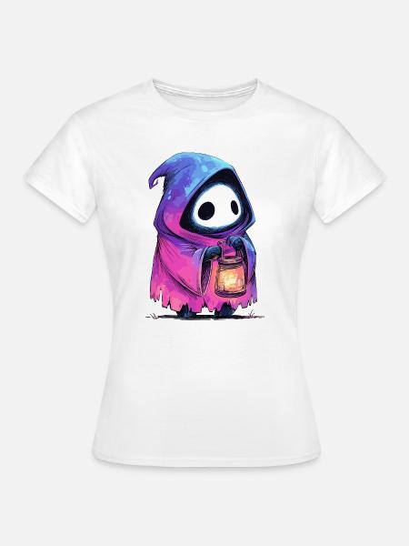 Leuchtender Höhlengeist  - Frauen T-Shirt - Weiß