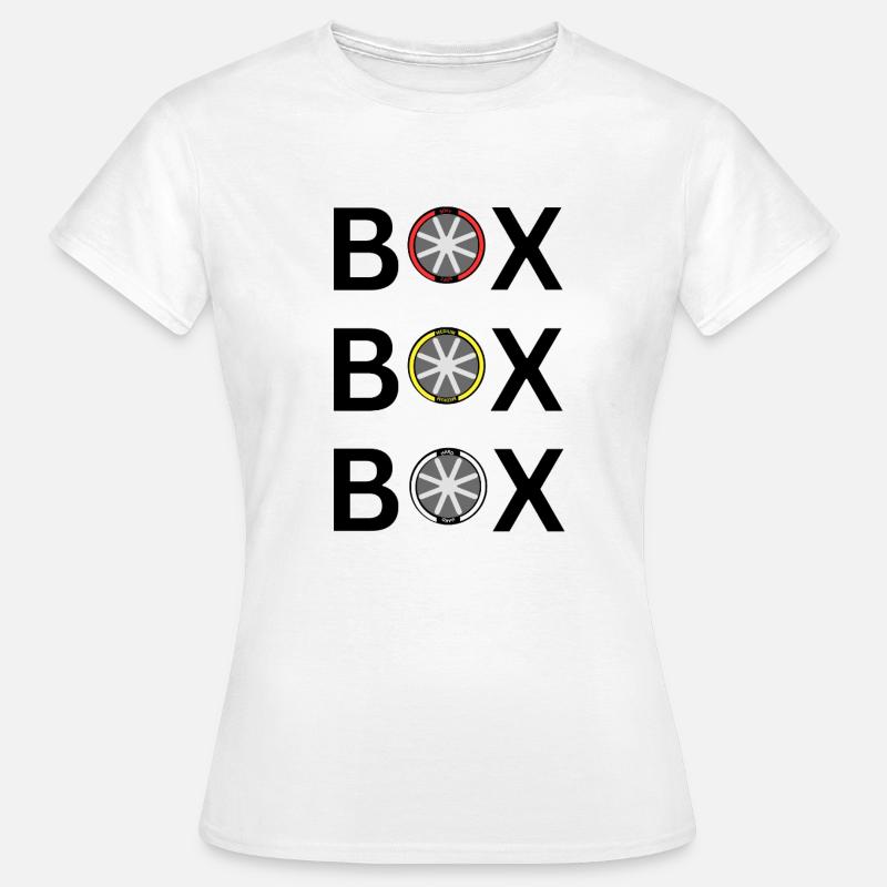 BOX BOX BOX - Women's T-Shirt - white