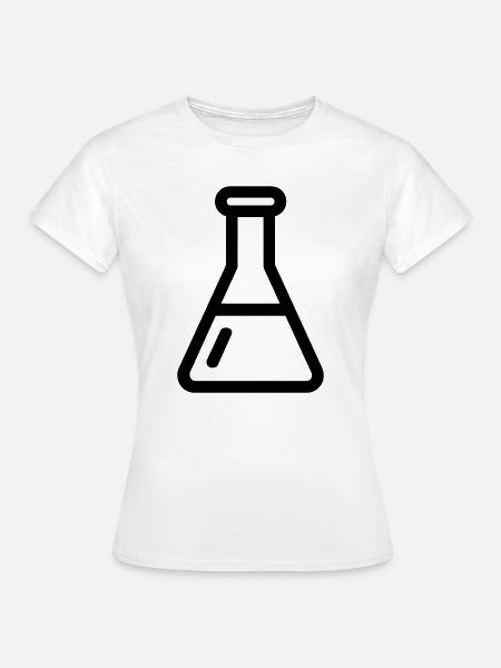 Fläschchen - Frauen T-Shirt - Weiß