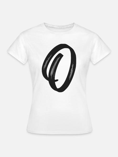 O - Frauen T-Shirt - Weiß