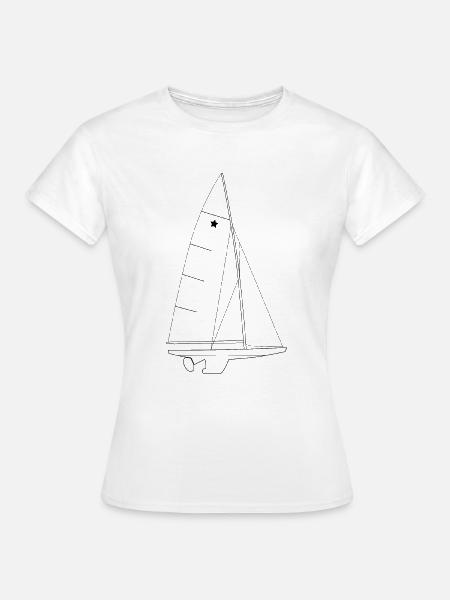 Starboot Riss - Frauen T-Shirt - Weiß
