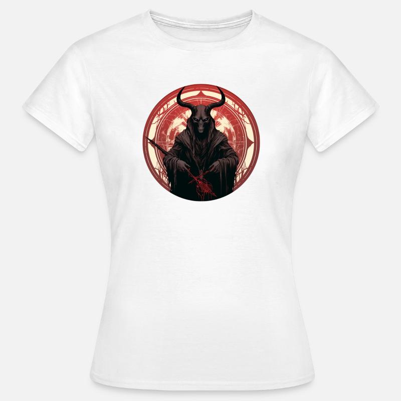 Demon Hunter Devil Round Design - Women's T-Shirt - white