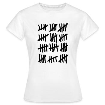 Sixty tally - Women's T-Shirt - white - Front - AI Model Female 172 dark (172cm)