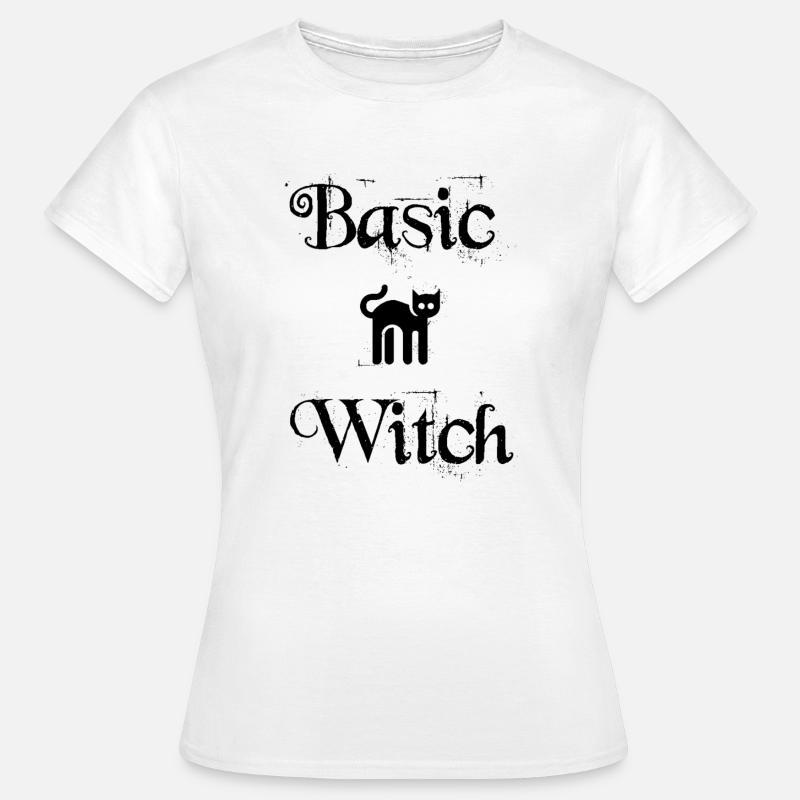 Basic Witch - T-shirt Femme - blanc