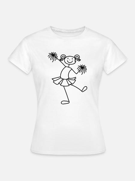 Cheerleader - Frauen T-Shirt - Weiß