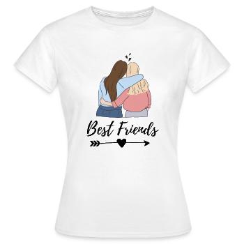Best Friends - Frauen T-Shirt - Weiß - Vorne - AI Model Female 172 dark (172cm)