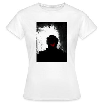 Teuflisch - Frauen T-Shirt - Weiß - Vorne - AI Model Female 172 dark (172cm)