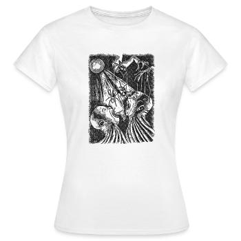 Cauchemar - T-shirt Femme - blanc - Devant - AI Model Female 172 dark (172cm)