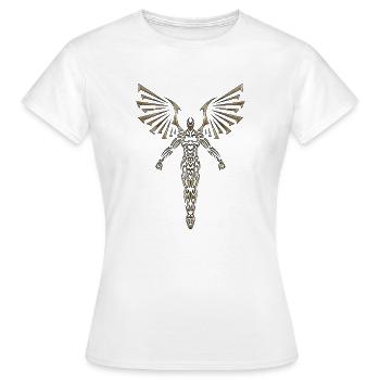 Michael Erzengel Heiliger Christlicher Engel Heiliger Heiliger Snkt - Frauen T-Shirt - Weiß - Vorne - AI Model Female 172 dark (172cm)