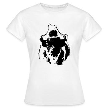 BUFFLE - T-shirt Femme - blanc - Devant - AI Model Female 172 dark (172cm)