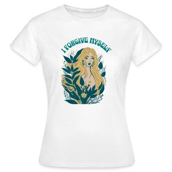 self-acceptance - Women's T-Shirt - white - Front - AI Model Female 172 dark (172cm)