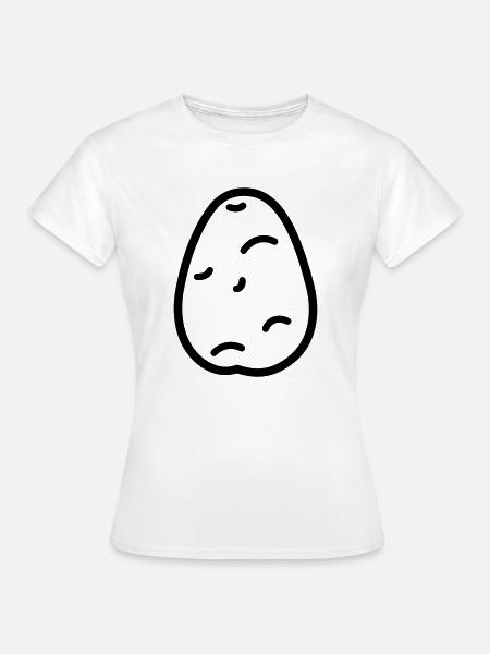 Kartoffel - Frauen T-Shirt - Weiß