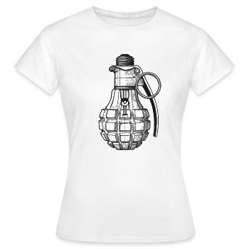 Bulbe - T-shirt Femme - blanc - Devant - AI Model Female 172 dark (172cm)