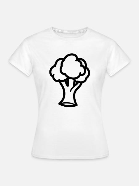 Brokkoli - Frauen T-Shirt - Weiß