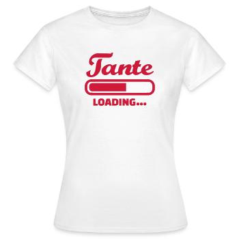 Tante - Frauen T-Shirt - Weiß - Vorne - AI Model Female 172 dark (172cm)