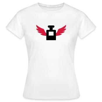 Parfum / Parfumeur / Parfumerie / Perfumer - T-shirt Femme - blanc - Devant - AI Model Female 172 dark (172cm)