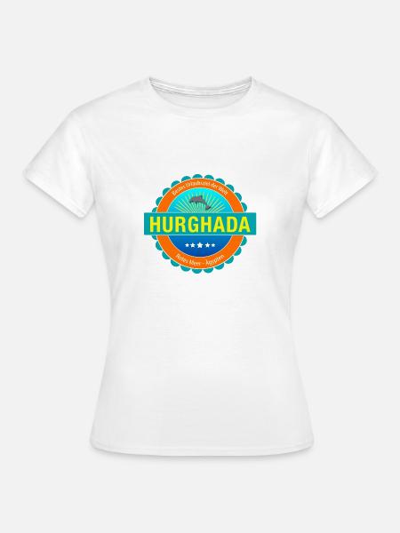 Hurghada - Das beste Urlaubsziel der Welt (bunt) - Frauen T-Shirt - Weiß