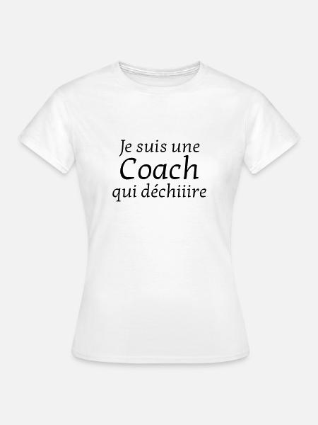 Coach / Coaching / Trainer / Sport - Frauen T-Shirt - Weiß