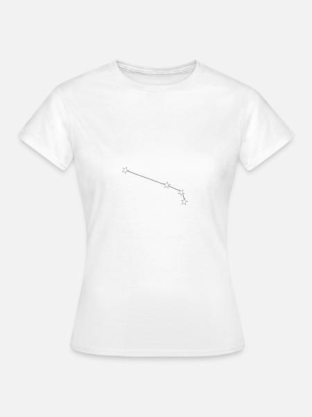 Sternzeichen Widder, Sternbild - Frauen T-Shirt - Weiß