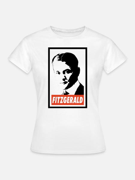 Scott Fitzgerald - Frauen T-Shirt - Weiß