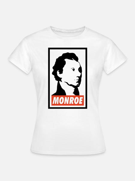 James Monroe - Frauen T-Shirt - Weiß
