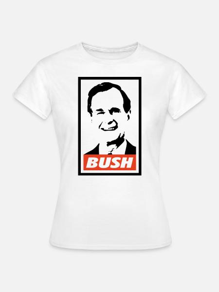 George H.W. Busch - Frauen T-Shirt - Weiß