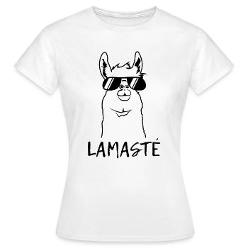 Lamaste - Frauen T-Shirt - Weiß - Vorne - AI Model Female 172 dark (172cm)