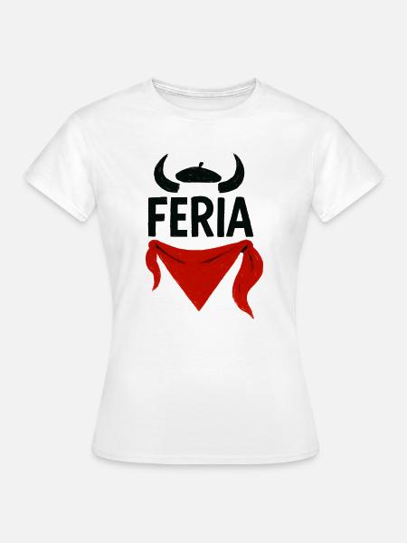 Feria – Baskenland - Frauen T-Shirt - Weiß