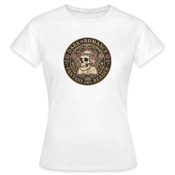 Dark Romance - Women's T-Shirt - white - Front - AI Model Female 172 dark (172cm)
