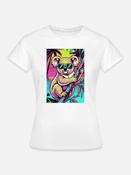 Koala - Frauen T-Shirt - Weiß