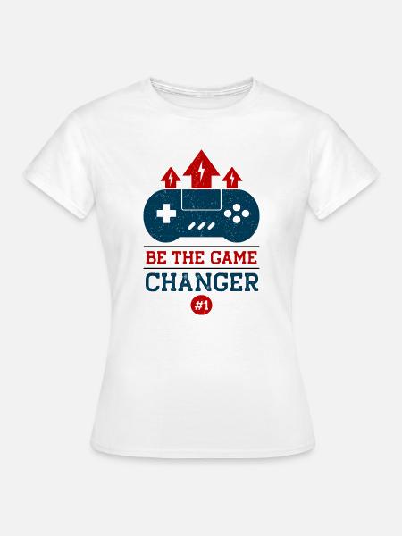 Sei der Game Changer Controller Tee - Frauen T-Shirt - Weiß