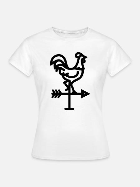 Wetterhahn - Frauen T-Shirt - Weiß