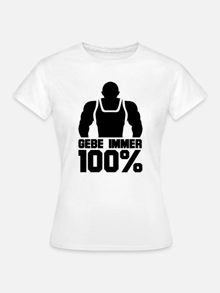 Bodybuilder - Frauen T-Shirt - Weiß