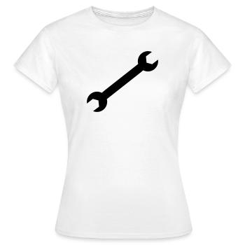 Clé - T-shirt Femme - blanc - Devant - AI Model Female 172 dark (172cm)
