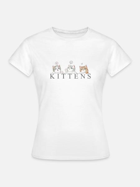KITTENS - Frauen T-Shirt - Weiß