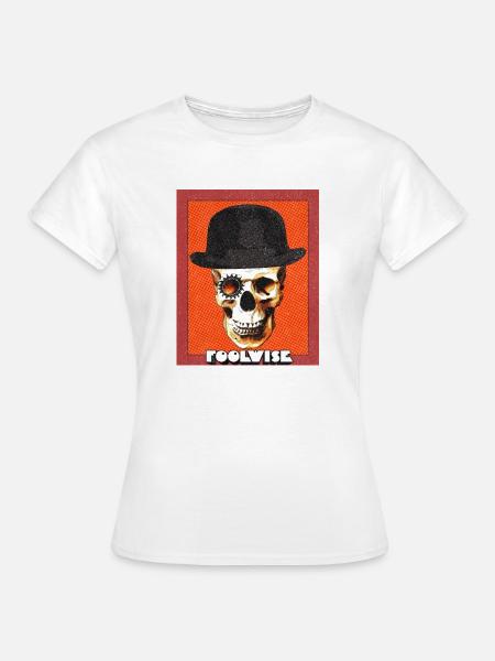 orangeskull - Frauen T-Shirt - Weiß
