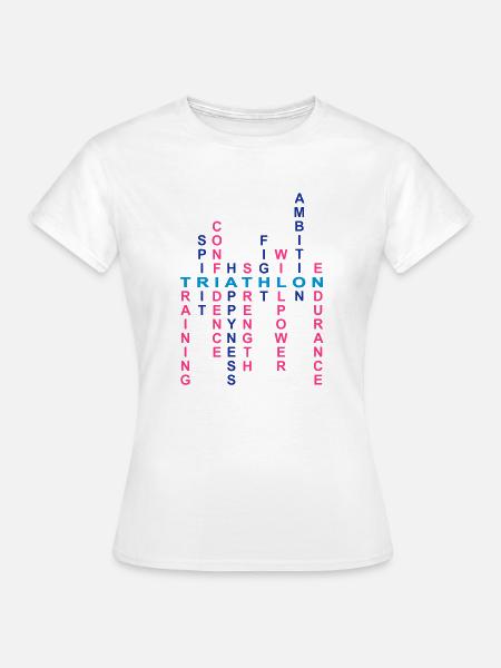 Triathlon - Frauen T-Shirt - Weiß